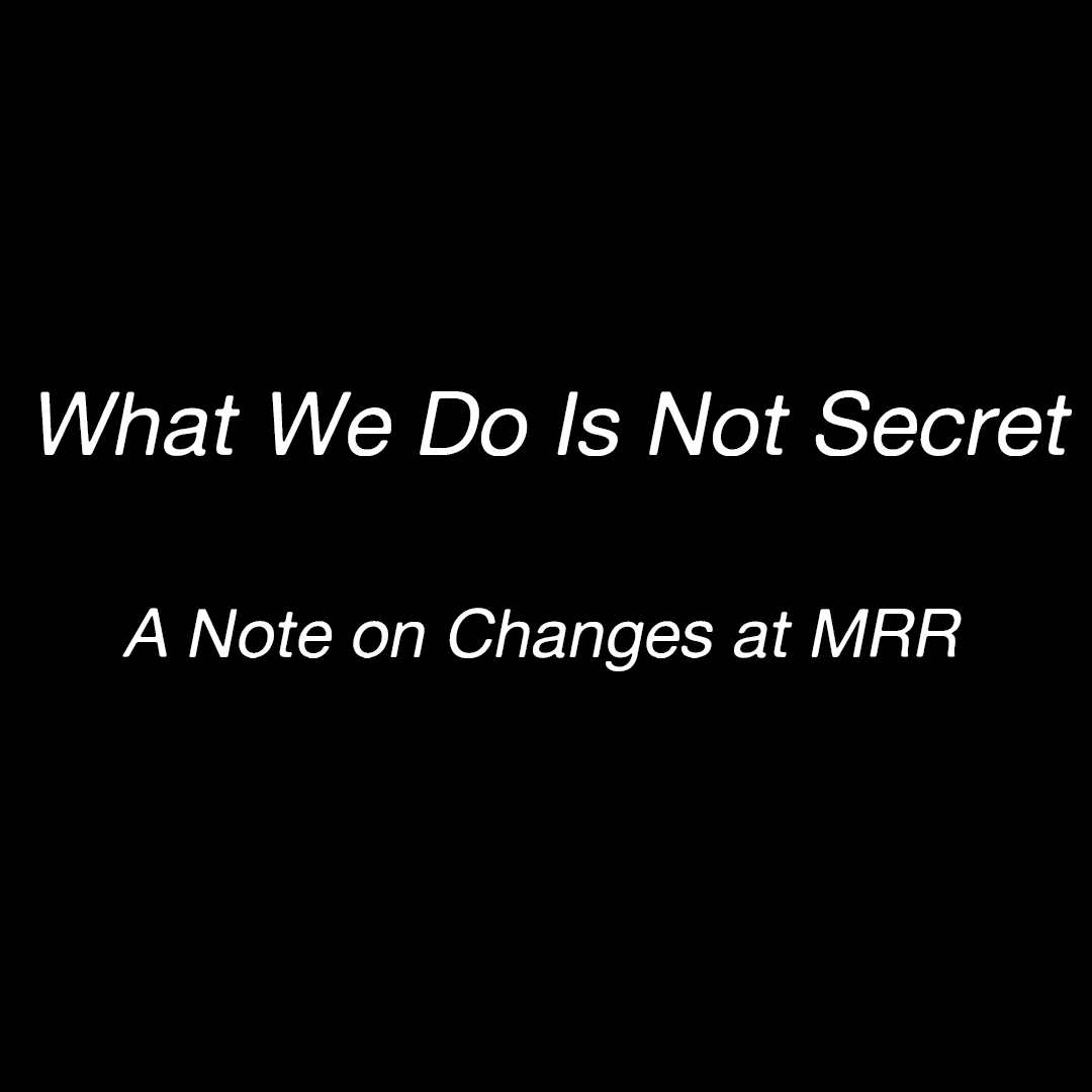 what we do is not secret
