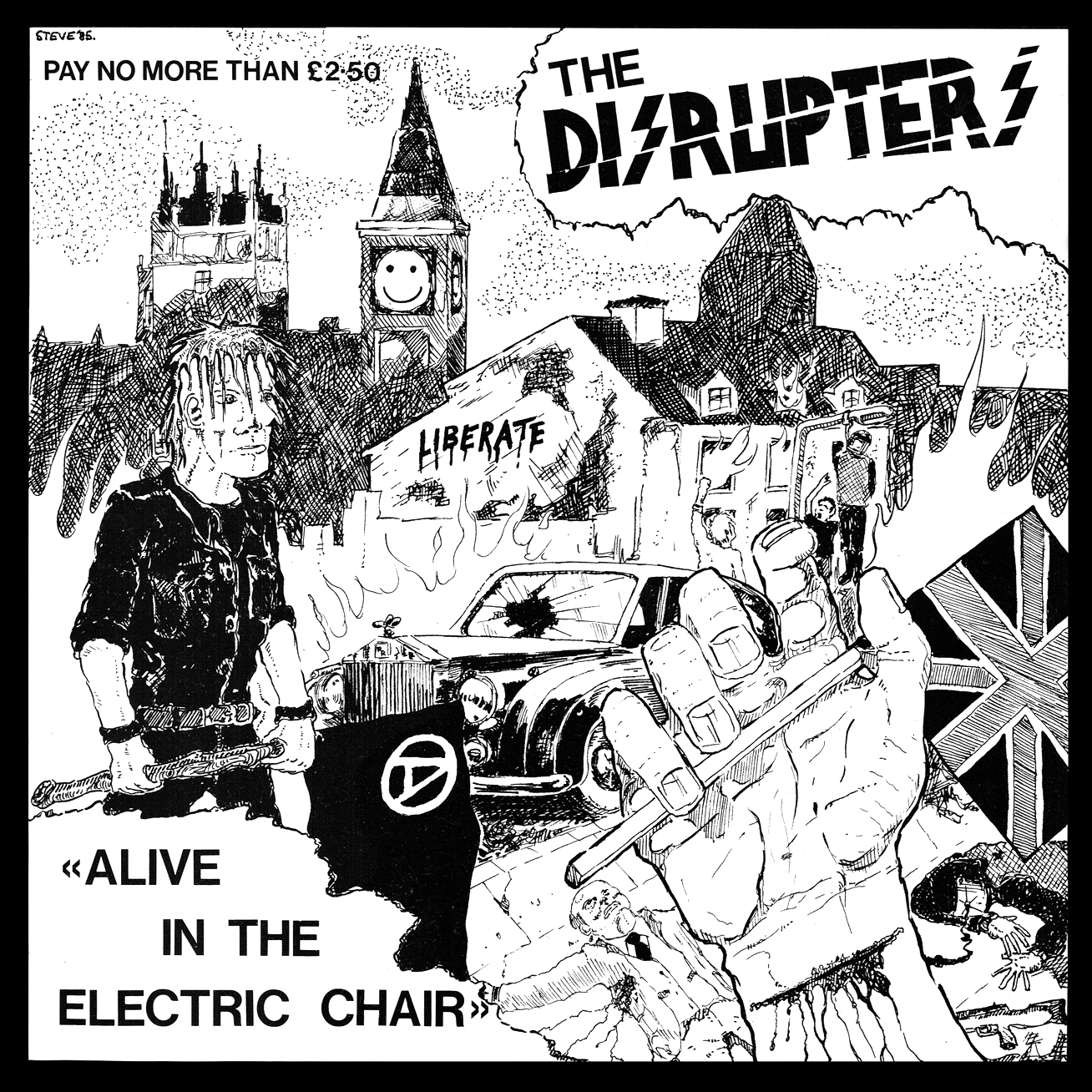 Alive in the Electric Chair 12" MAXIMUM ROCKNROLL