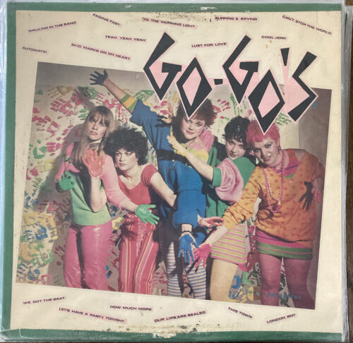 Go-Gos LP cover with homemade cover by Tim Yohannan